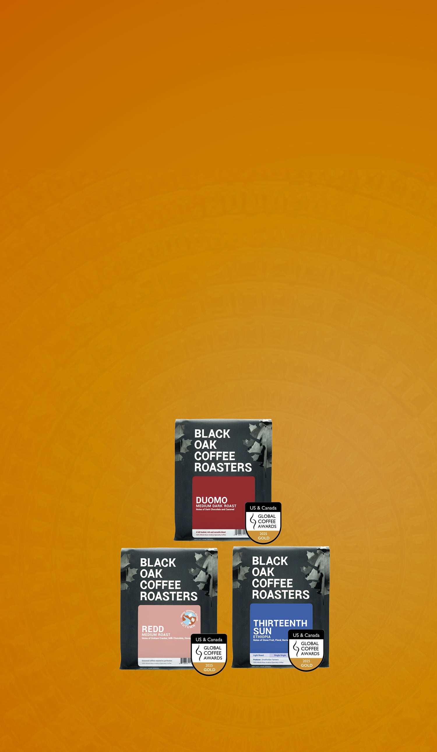 3x Gold Medal Winner<br>
Global Coffee Awards