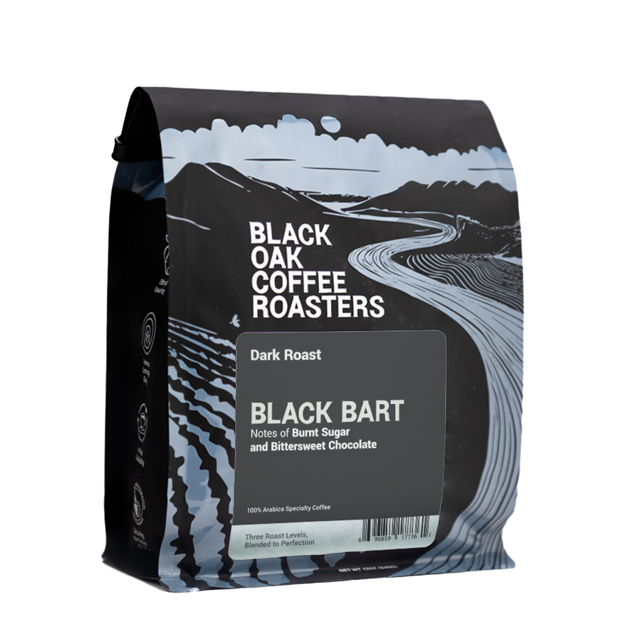 Black Bart Dark Roast Coffee Blend – Black Oak Coffee Roasters