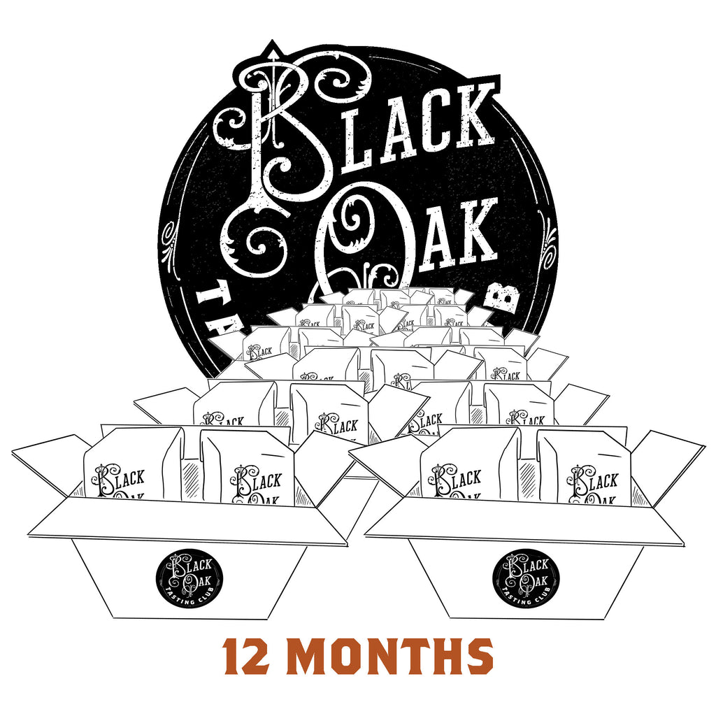 Black Oak Tasting Club - 12 Month Christmas Gift Subscription